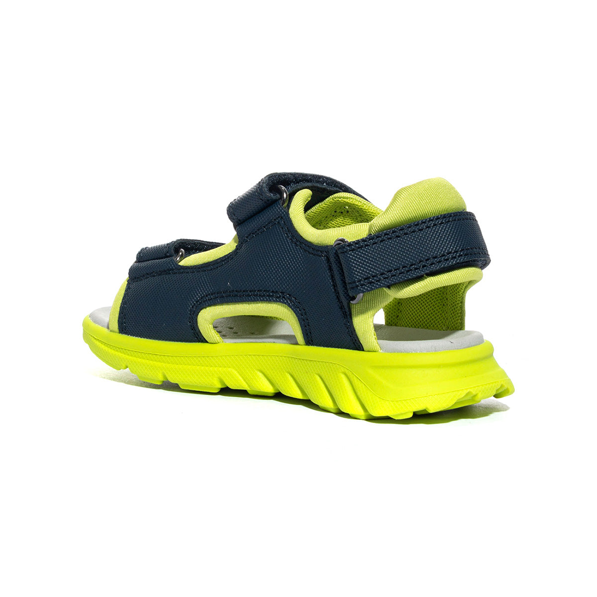 GEOX J45F1ANAVY LIME C0749