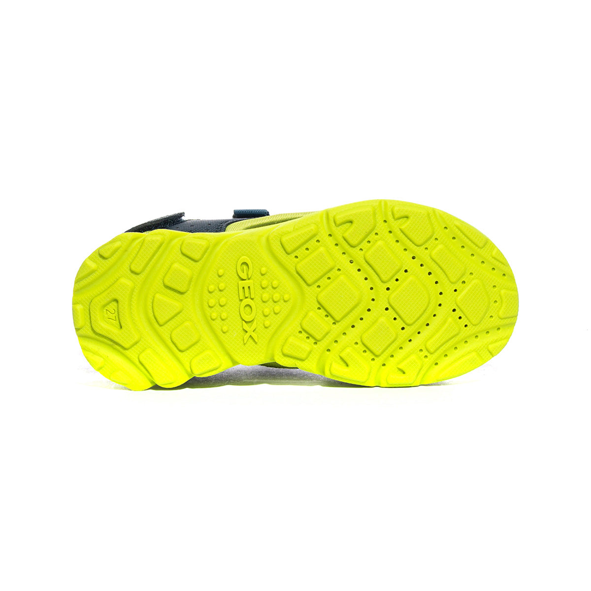 GEOX J45F1ANAVY LIME C0749