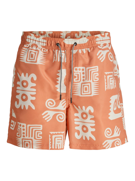 Costume Jack E Jones Jpstfiji Jjswim Oceanday Ss24 Ly Arancione