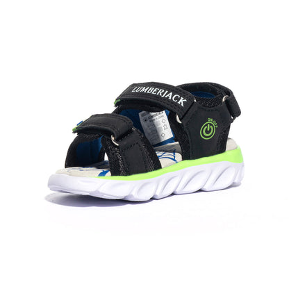 LUMBERJACK SBI5706-001BLACK ACID GREEN M0153