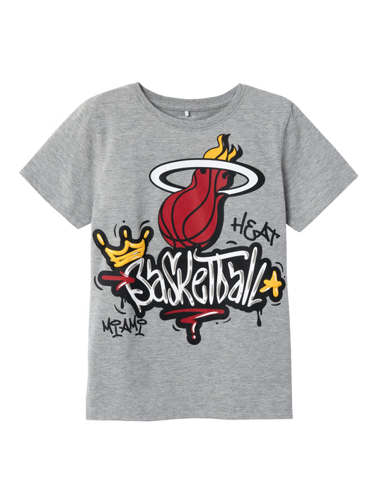 T-Shirt Name It  Nkmjamie Nba Ss Top Box Ous Grigio