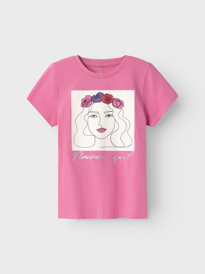 T-Shirt Name It Nkfbeate Ss Top Pb Rosa