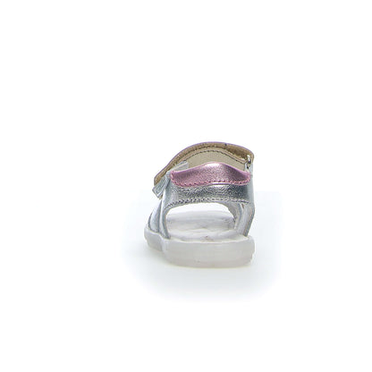 NATURINO 0010502429-30-1Q16 SILVER-PLATINUM-PINK Sandali Bambina 