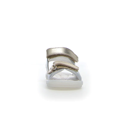 NATURINO 0010502429-30-1Q16 SILVER-PLATINUM-PINK Sandali Bambina 