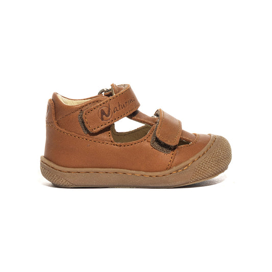 Sandali naturino puffy cognac