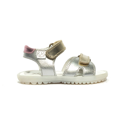 NATURINO SUN SILVER PLATINUM PINK SILVER PLATINUM PINK Sandali Bambina 