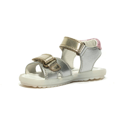 NATURINO SUN SILVER PLATINUM PINK SILVER PLATINUM PINK Sandali Bambina 