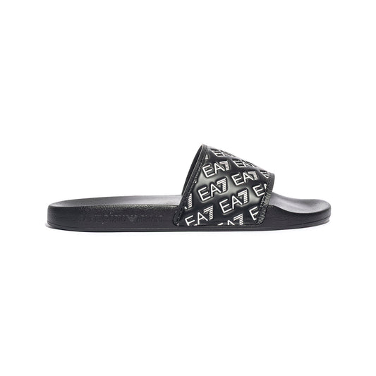 ARMANI 7X000109 BLACK WHITE Ciabatte Uomo 