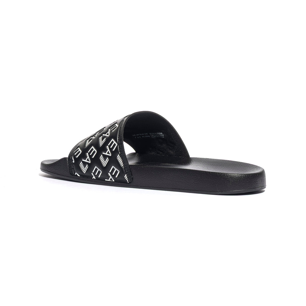 ARMANI 7X000109 BLACK WHITE Ciabatte Uomo 