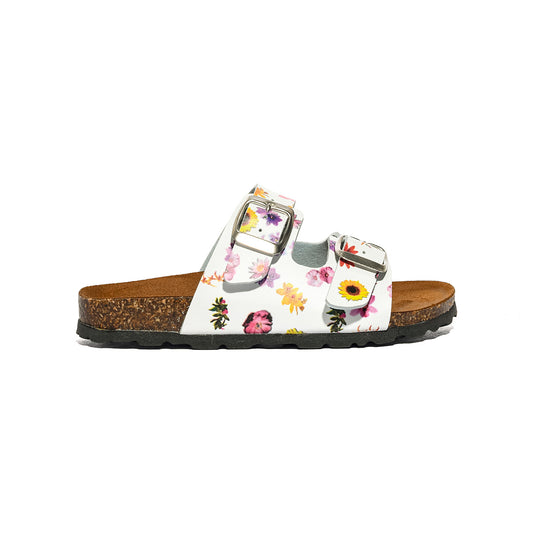 BELLINI BABY BIANCO FIORI MULTI Sandali Bambina 
