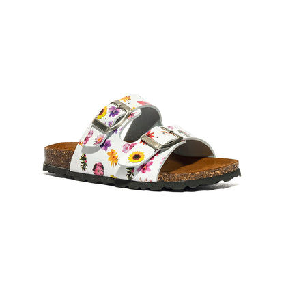 BELLINI BABY BIANCO FIORI MULTI Sandali Bambina 