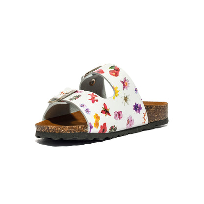 BELLINI BABY BIANCO FIORI MULTI Sandali Bambina 
