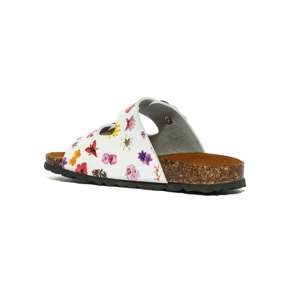 BELLINI BABY BIANCO FIORI MULTI Sandali Bambina 