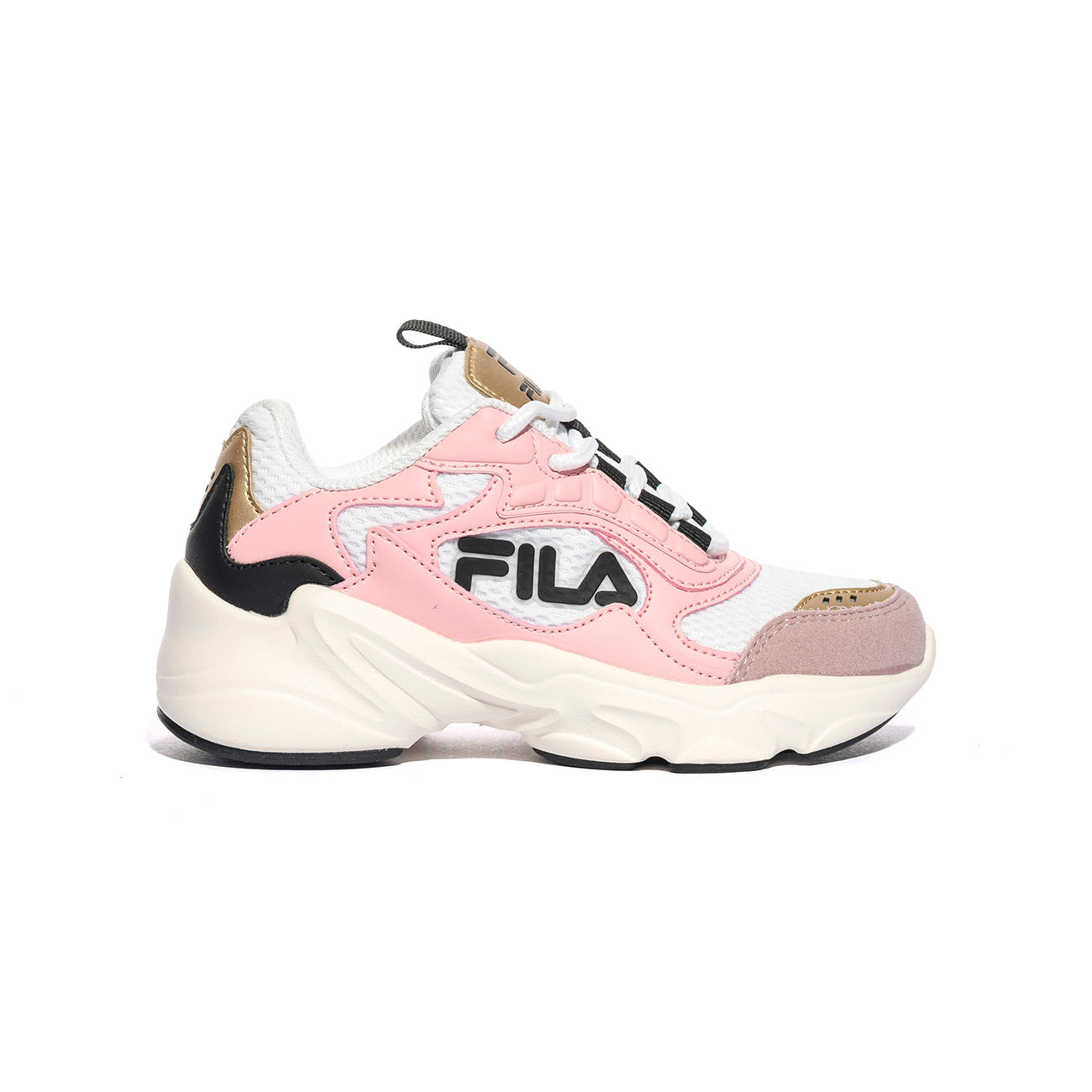 FILA FFK0248 White-Powder Pink Sneakers Bambina 