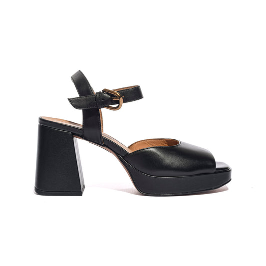 GEOX D36RHA 43 BLACK C9999 Sandali Donna 