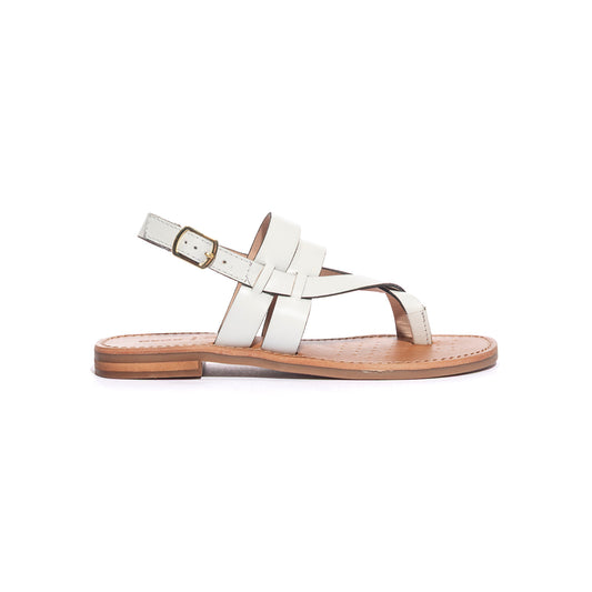 GEOX D55YGA WHITE C1000 Sandali Donna 