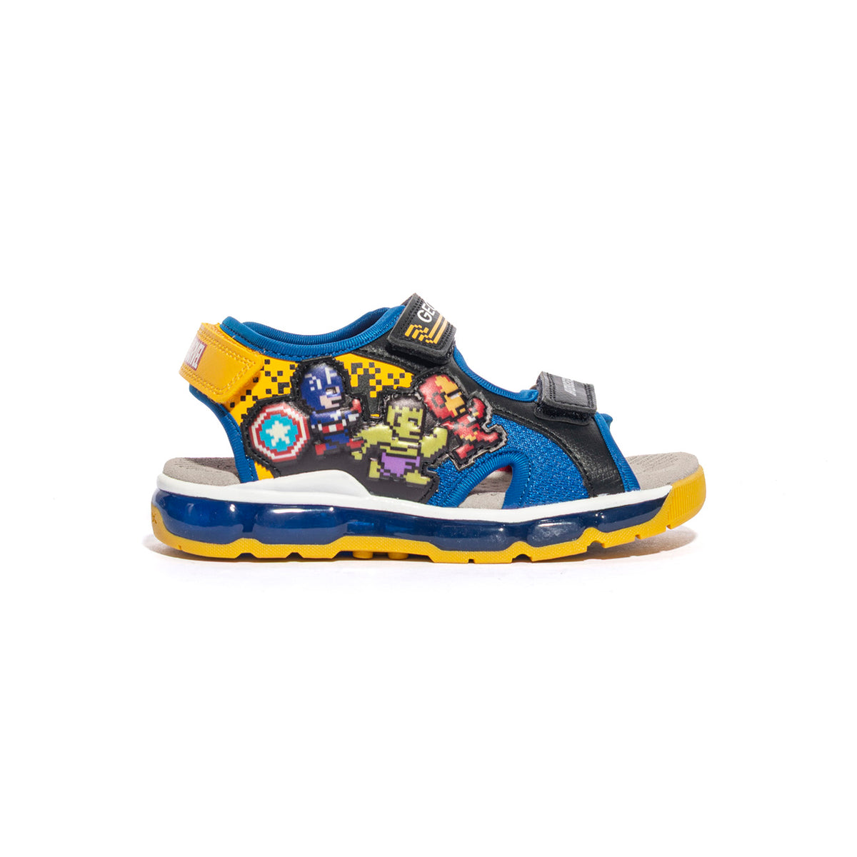 GEOX J450QA 1454 BLUE YELLOW Sandali Bambino 
