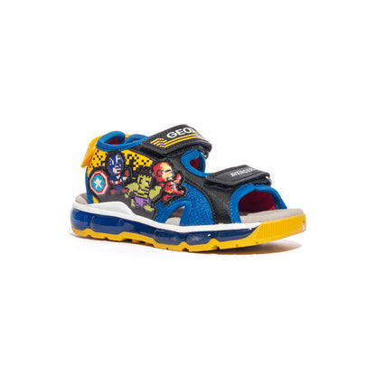 GEOX J450QA 1454 BLUE YELLOW Sandali Bambino 