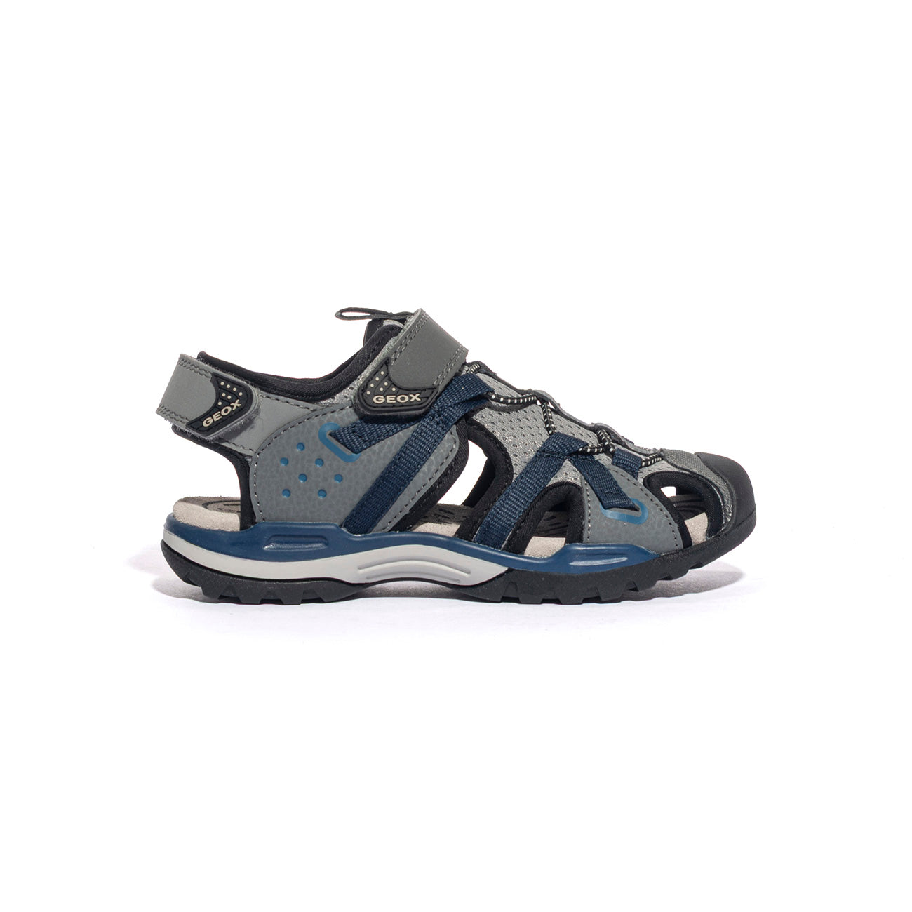 GEOX J920RB 0CE14 DKGREY NAVY C0739 Sandali Bambino 