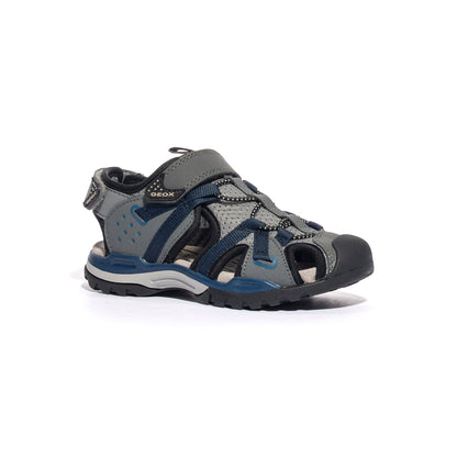 GEOX J920RB 0CE14 DKGREY NAVY C0739 Sandali Bambino 