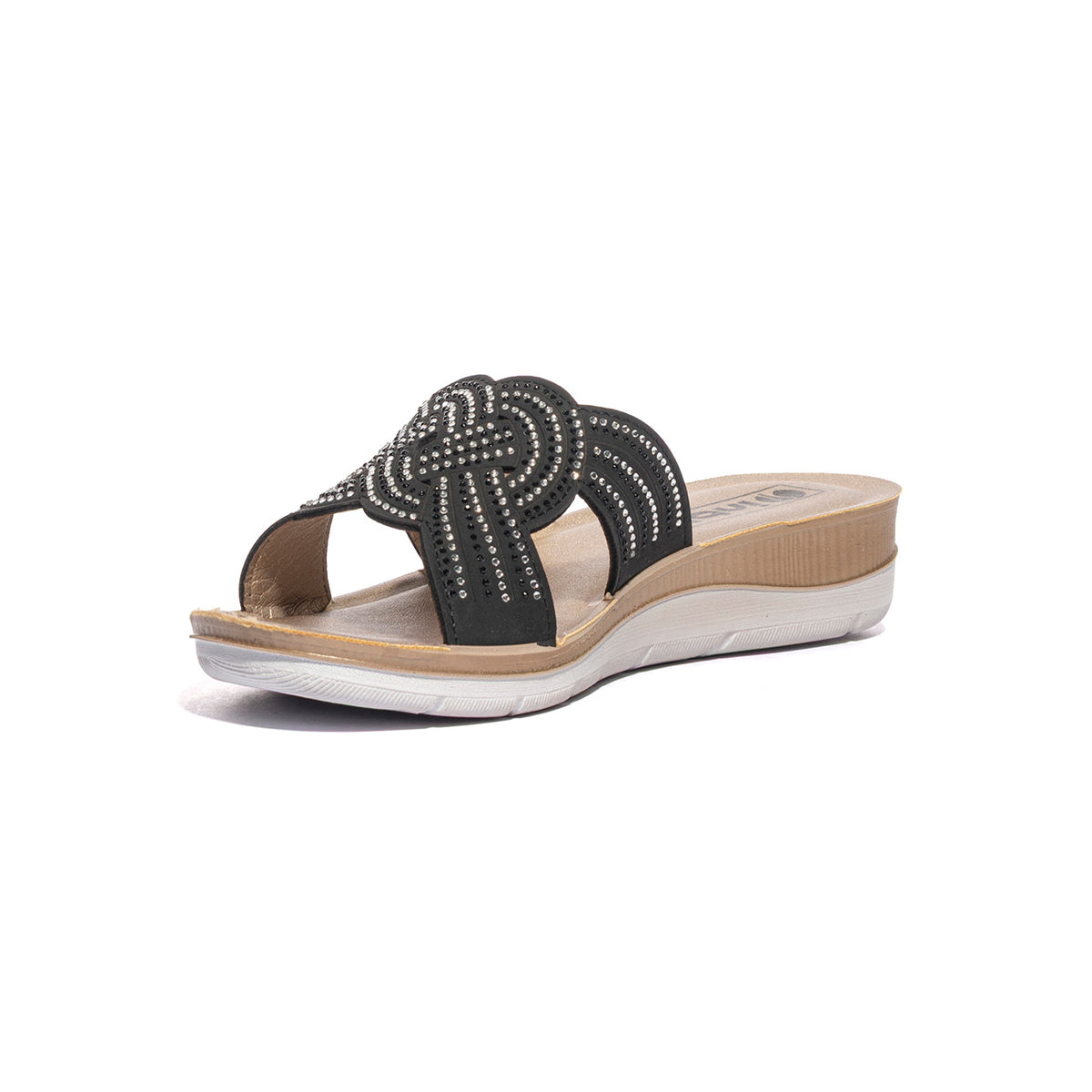 IN BLU BV000037 NERO Ciabatte Donna 