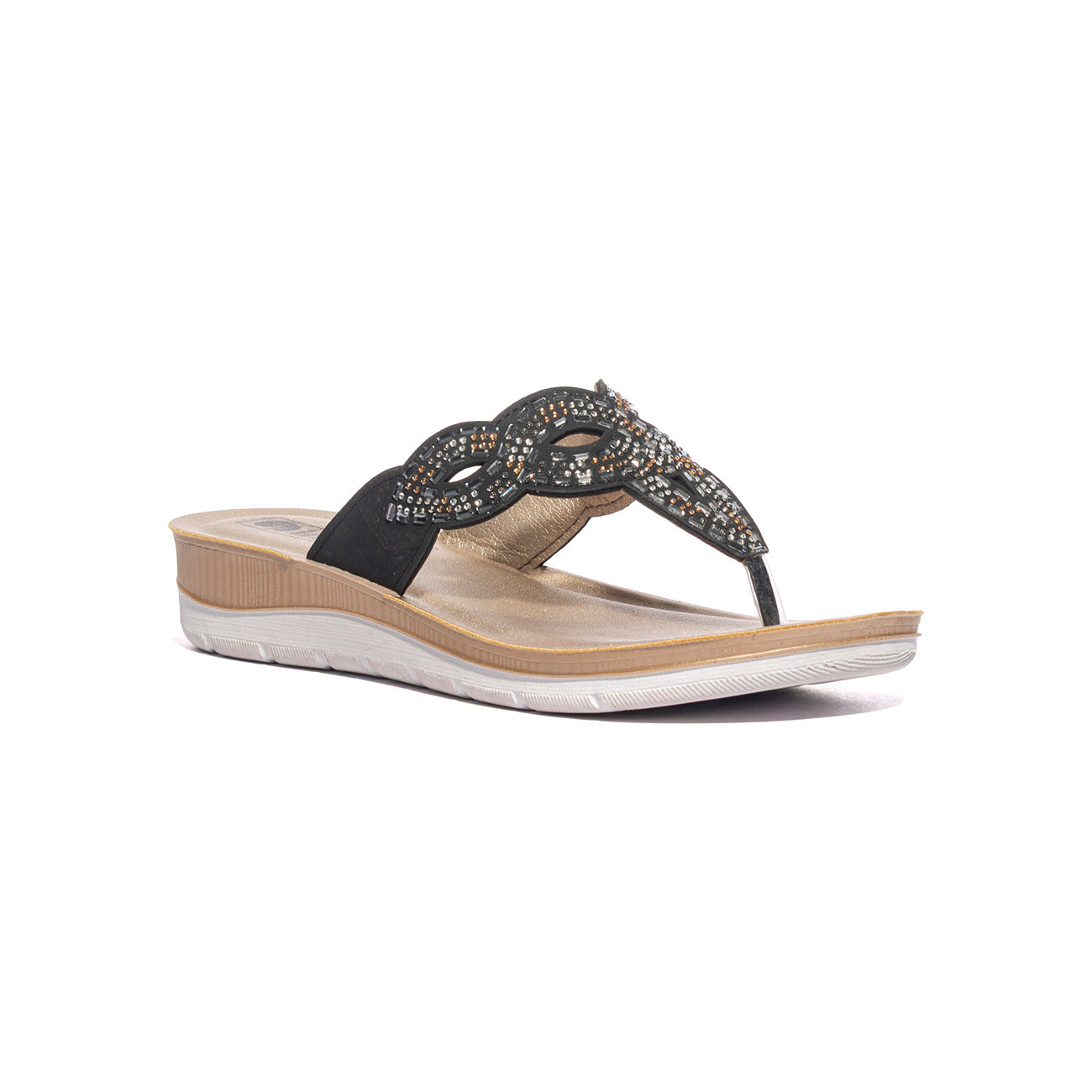 IN BLU BV000044 NERO Ciabatte Donna 