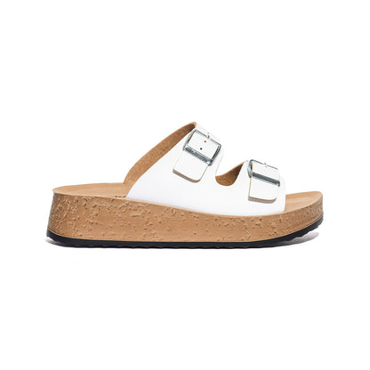 IN BLU PK000044 BIANCO Ciabatte Donna 