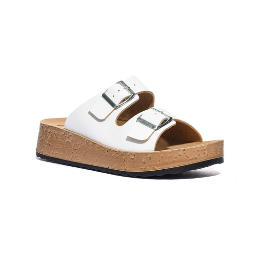 IN BLU PK000044 BIANCO Ciabatte Donna 