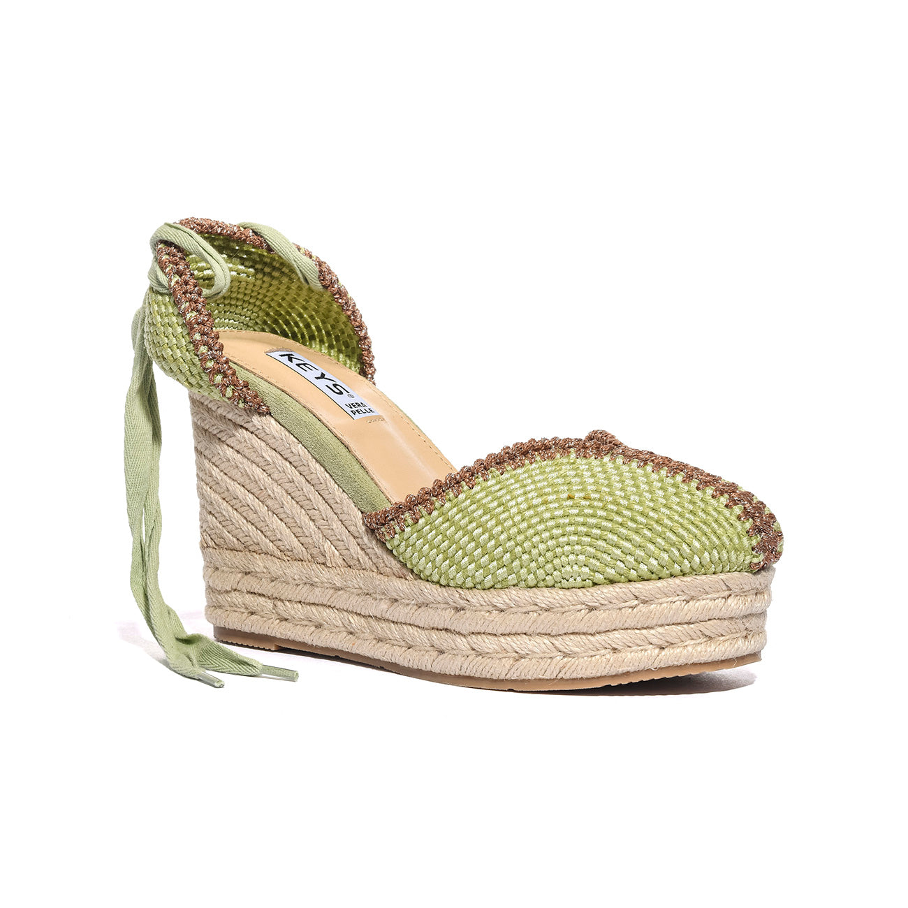 KEYS K10910 GREEN Espadrillas Donna 
