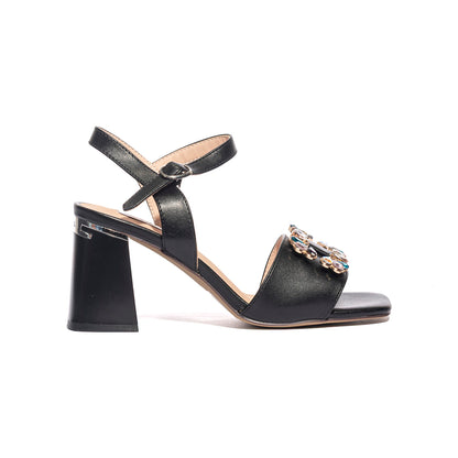 KEYS K9621 BLACK Sandali Donna 