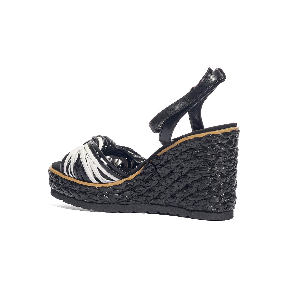 KISS KRISS K55 NERO BIANCO Sandali Donna 