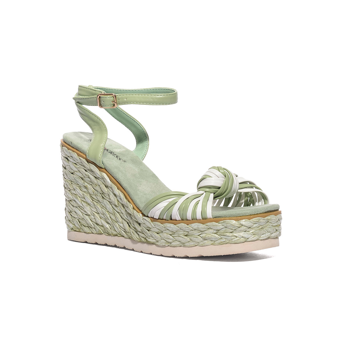 KISS KRISS K55 VERDE BIANCO Sandali Donna 