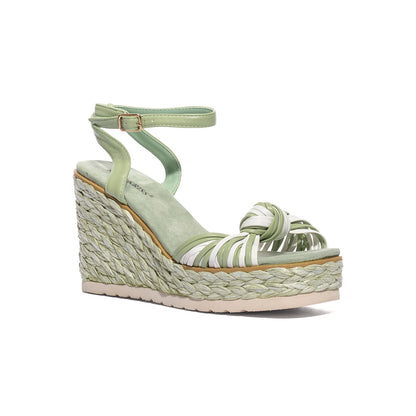 KISS KRISS K55 VERDE BIANCO Sandali Donna 