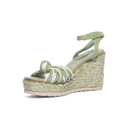 KISS KRISS K55 VERDE BIANCO Sandali Donna 