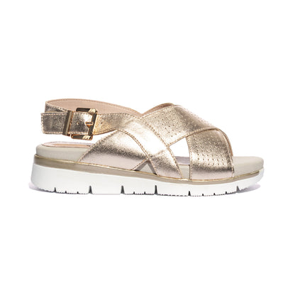 LARA SHOES 21034 PLATINO Sandali Donna 