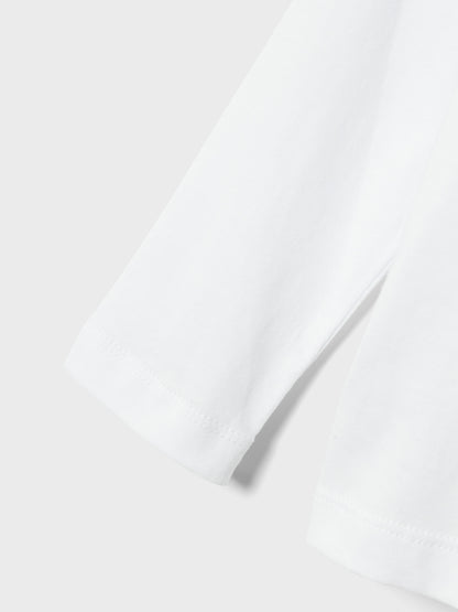 NAME IT 13232312 Bright White T-Shirt Bambino 