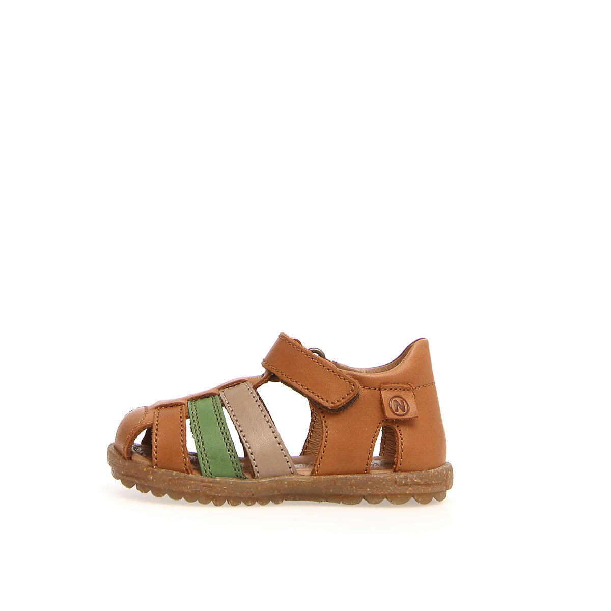 NATURINO 0011500724-01-2D60 COGNAC KAKI TAUPE Sandali Bambino 