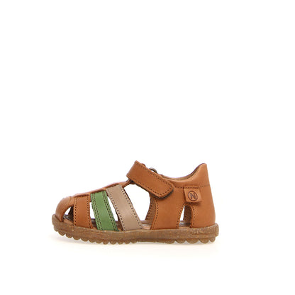 NATURINO 0011500724-01-2D60 COGNAC KAKI TAUPE Sandali Bambino 
