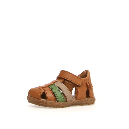 NATURINO 0011500724-01-2D60 COGNAC KAKI TAUPE Sandali Bambino 