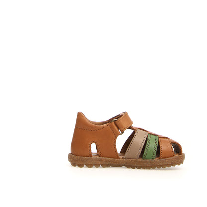 NATURINO 0011500724-01-2D60 COGNAC KAKI TAUPE Sandali Bambino 