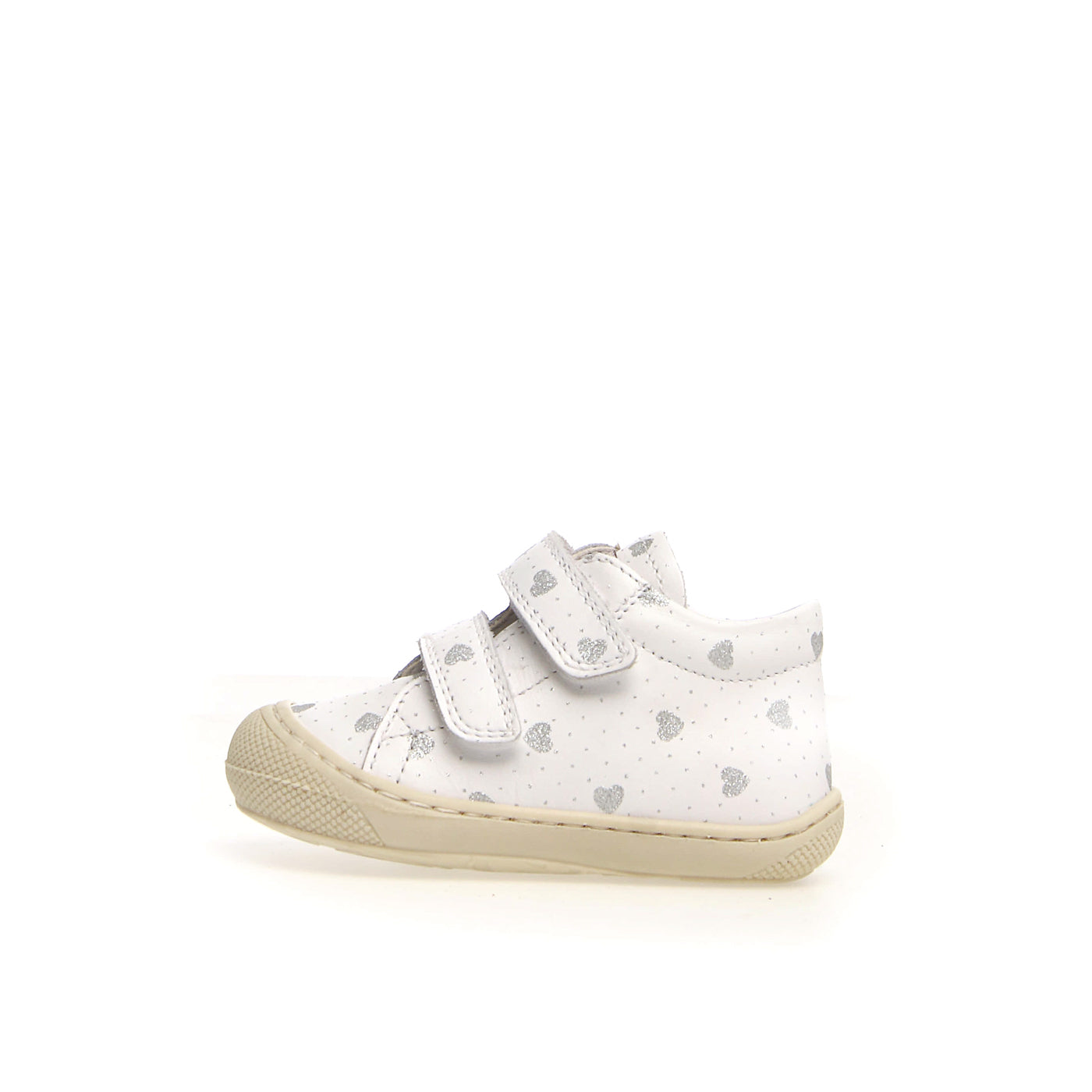 NATURINO 0012012904-DL-1N02 WHITE SILVER Sneakers Bambina 