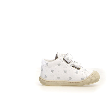 NATURINO 0012012904-DL-1N02 WHITE SILVER Sneakers Bambina 