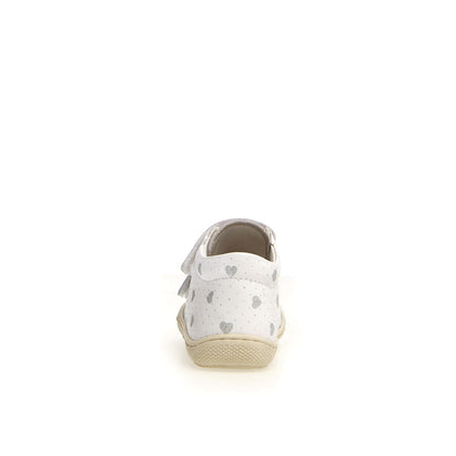 NATURINO 0012012904-DL-1N02 WHITE SILVER Sneakers Bambina 