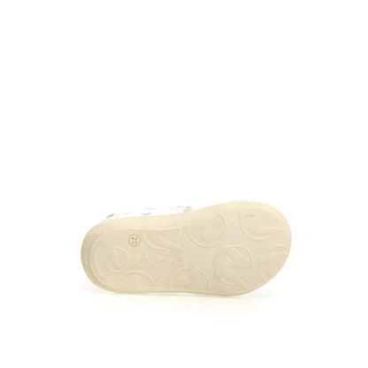 NATURINO 0012012904-DL-1N02 WHITE SILVER Sneakers Bambina 