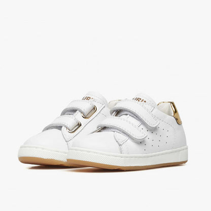 NATURINO 0012013355-02-1N03 WHITE PLATINUM Sneakers Bambina 
