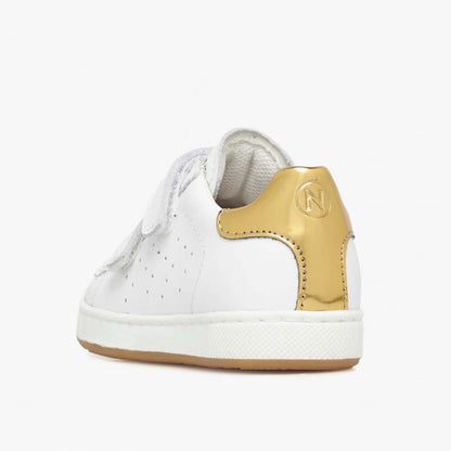 NATURINO 0012013355-02-1N03 WHITE PLATINUM Sneakers Bambina 