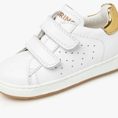 NATURINO 0012013355-02-1N03 WHITE PLATINUM Sneakers Bambina 