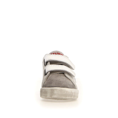 NATURINO 0012015367-27-1B86 GREY WHITE RED Sneakers Bambino 