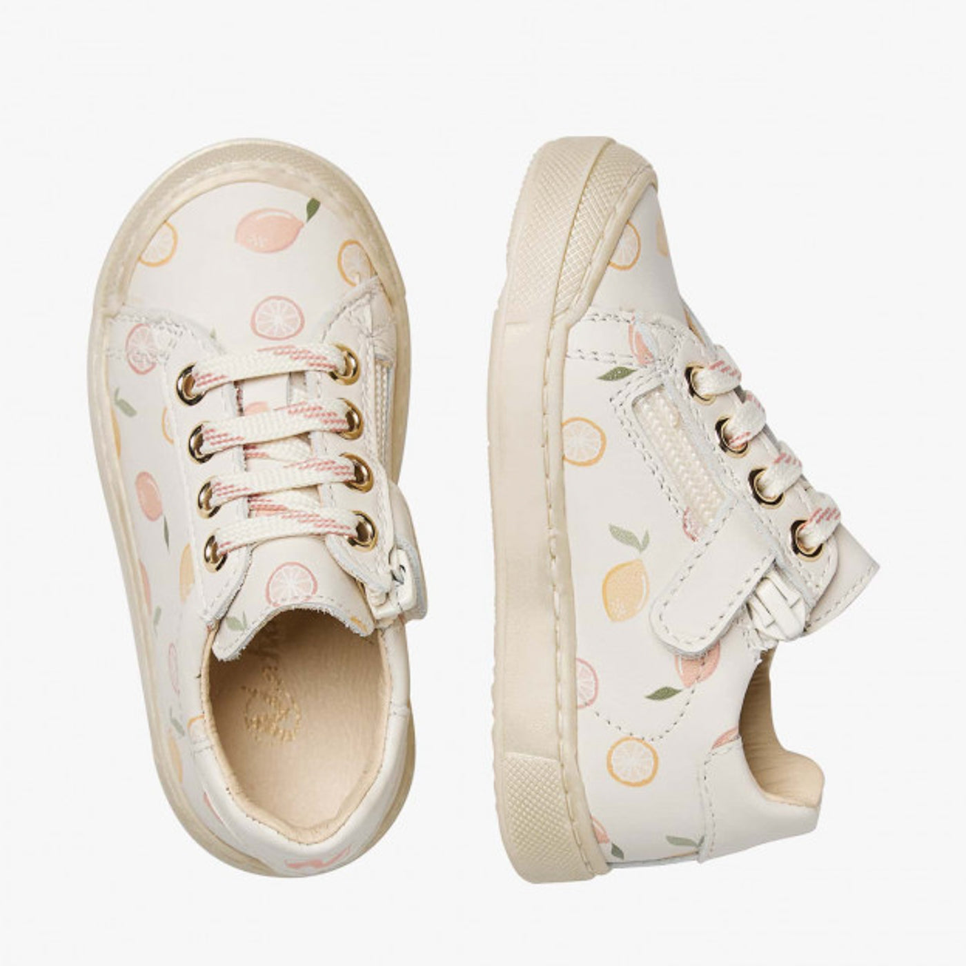 NATURINO 0012015848-35-0N02 MILK DARK GREY Sneakers Bambina 