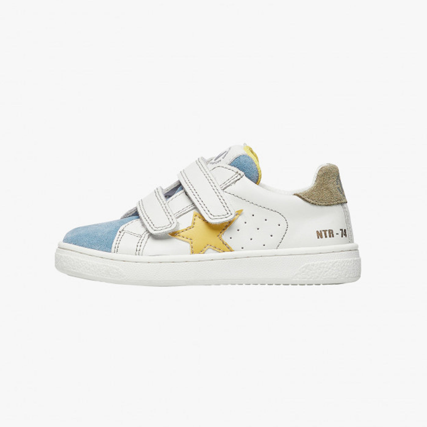NATURINO 0012017499-05-1C75 CELESTE WHITE YELLOW Sneakers Bambino 
